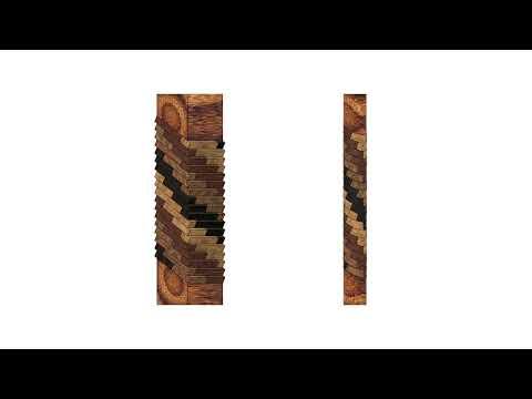 4 Color Standard Spiral Blank and Pen Rotation 720 Deg Demo