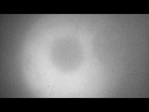 Aragoscope: Using a hard disc as a lens - brightened raw footage