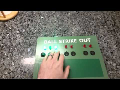 Child's LED Baseball Scoreboard Toy