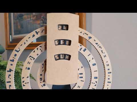 Cryptic Auto-Calendar