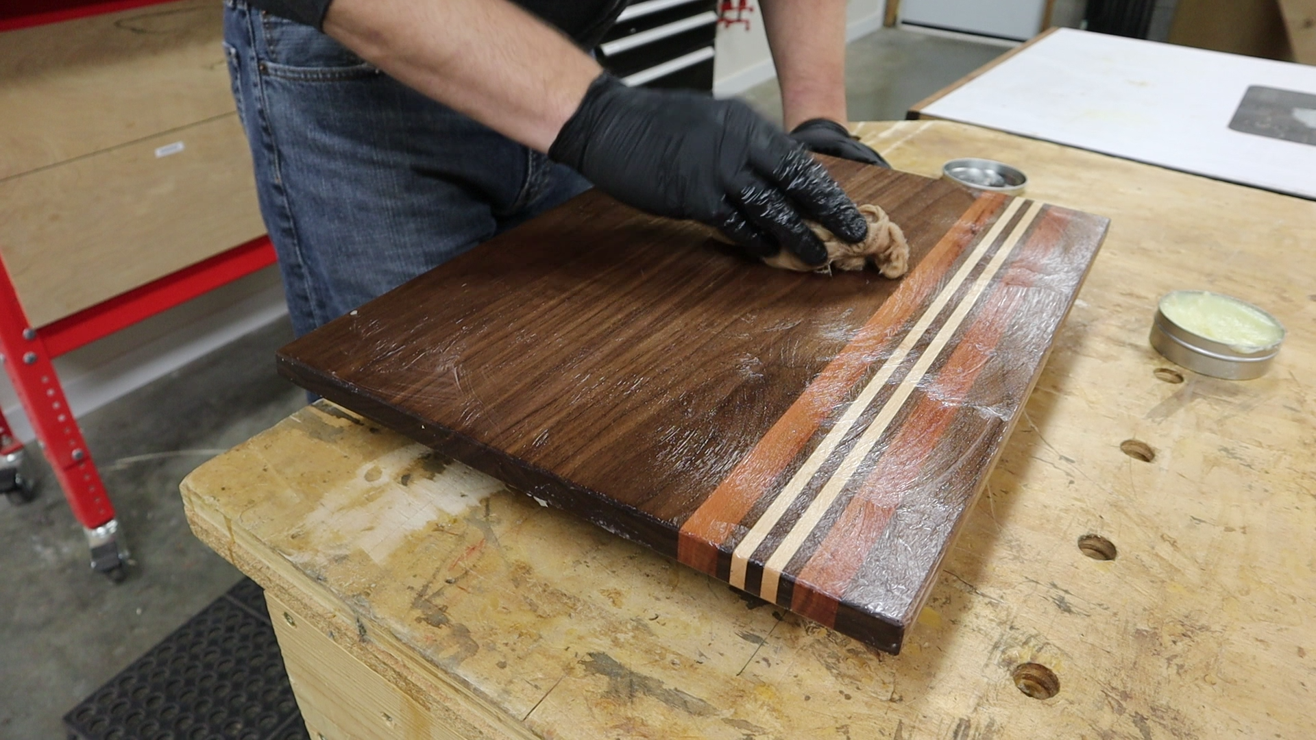Cutting Board Wax Finishing Cutting Board.bmp