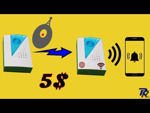 DIY: Make your Doorbell smart for less than 5$ (350 INR) | ESP8266 based WiFi doorbell | IFTTT