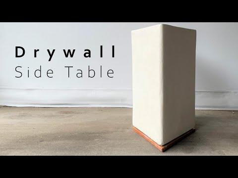 DIY Drywall Side Table