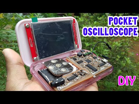 DIY Portable Pocket Oscilloscope || Tiny Signal Visualizer (Home made oscilloscope)