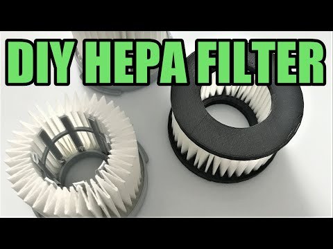 DIY Universal HEPA Filter Prototype made with Open Source 3D Printed Parts