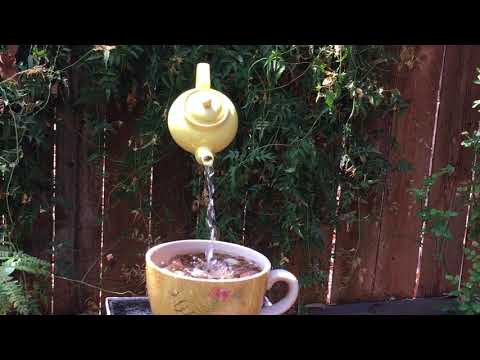 DIY teapot floating fountain