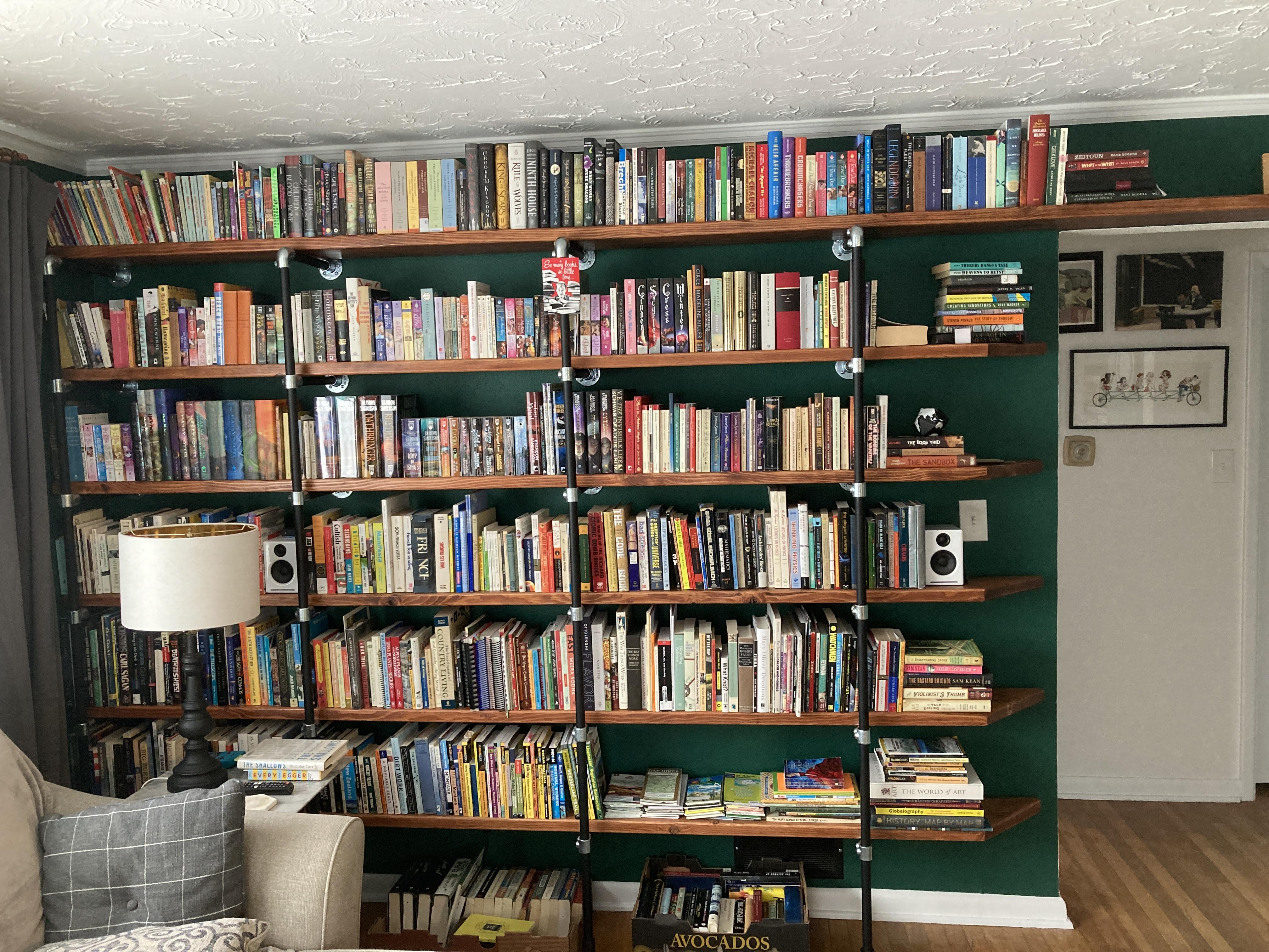 Final Bookshelves filled.JPG