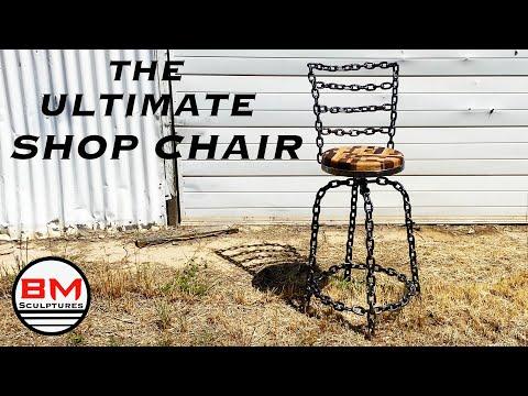 How I made this shop chair using CHAIN &amp;amp; SCRAPWOOD