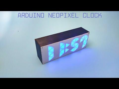 How to Make Neopixel Desktop Clock at Home