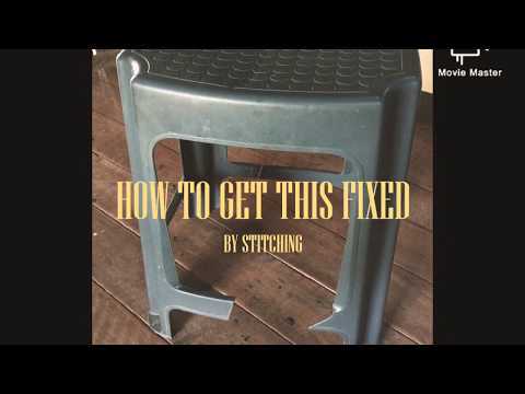 How to STITCH PLASTIC