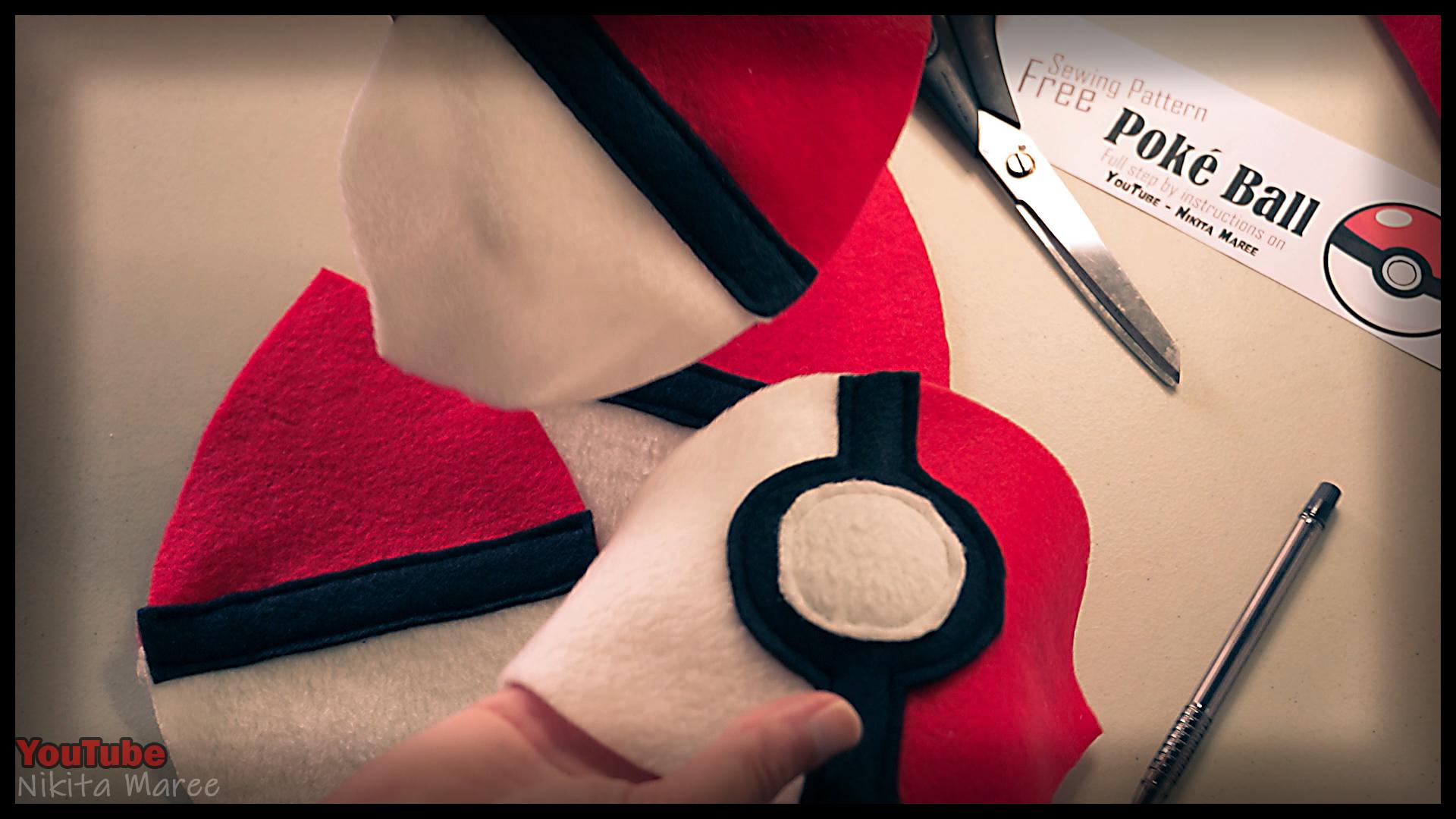 How to make a Poke Ball. DIY pokemon tutorial. Make your pokeball (29).jpg