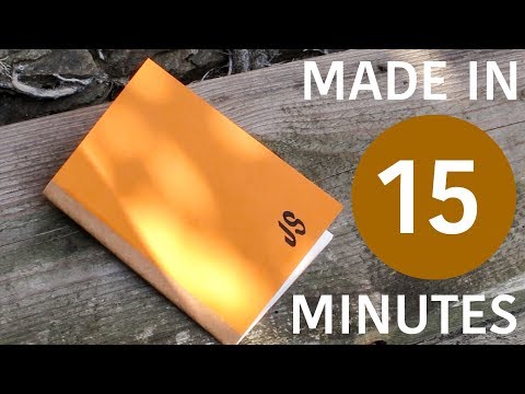 How to make a paper notebook #DIY