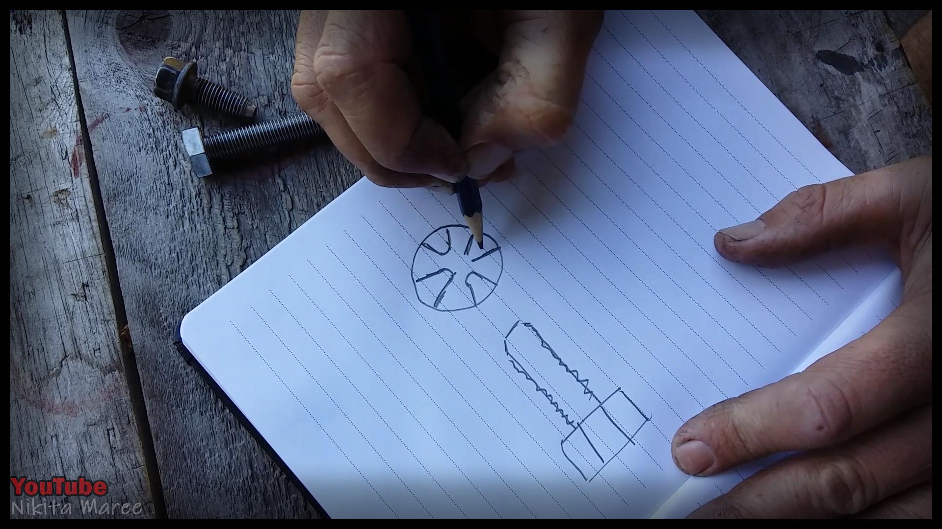 How to make a thread tap. DIY tapping a thread (6).jpg