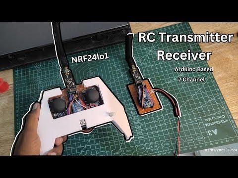 I Built an Arduino RC Controller with NRF24L01 and It Works Like Magic!