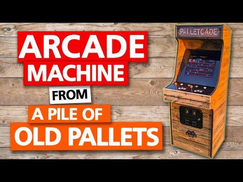 I built a Retro Arcade Machine from Old Pallets
