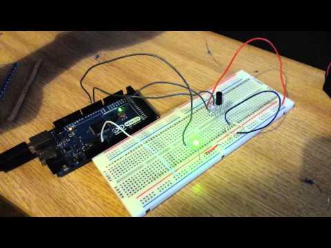 Infrared Photodiode LED Control