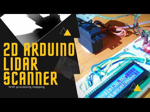 LiDAR Scanner for PC using VL53L0X &amp; Arduino | Mapping on Processing | With full code &amp; circuit