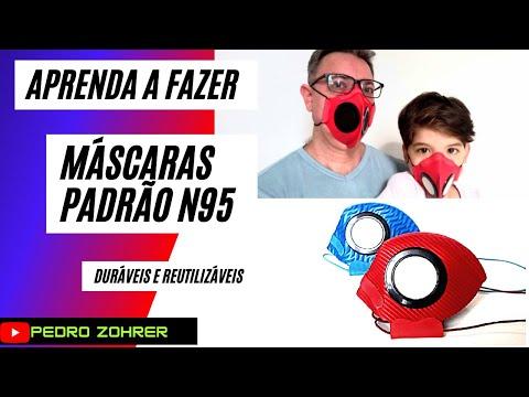 M&aacute;scara &Ecirc;pa. Como fazer uma M&aacute;scara padr&atilde;o N95 reutiliz&aacute;vel