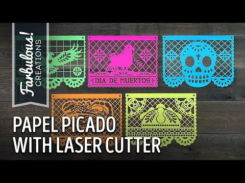 Making Papel Picado with a Laser Cutter