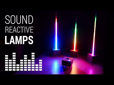 Making Wireless MUSIC REACTIVE Floor Lamps