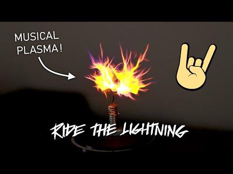 Metallica's "Ride The Lightning" on Musical Tesla Coil | Class-E SSTC Teaser
