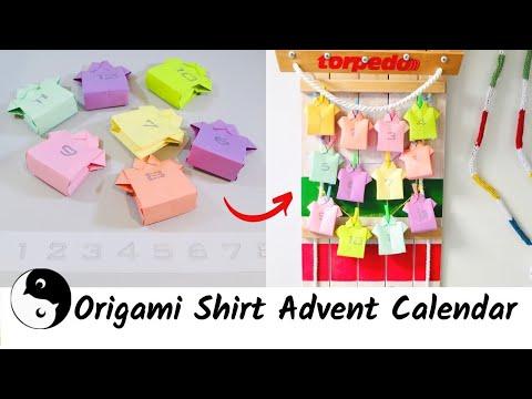 Origami Shirt Advent Calendar | Birdz of a Feather