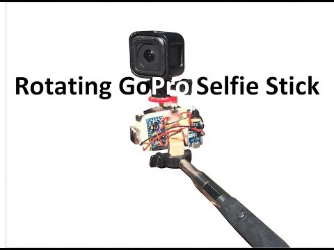 Rotating GoPro Selfie Stick