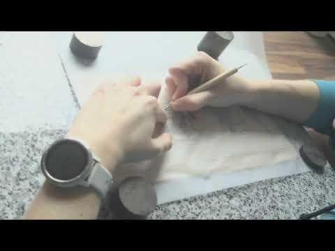 Saddlery Shopfront leather BAG - Step 2 Frontflap/first Layer - Design Transfer