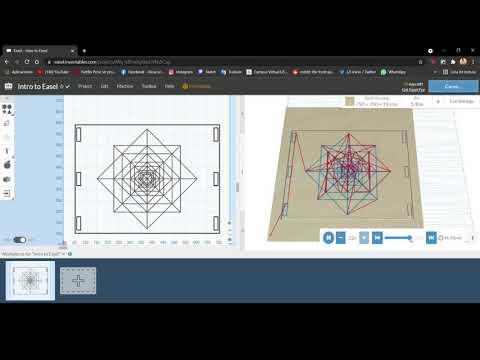Simulaci&oacute;n de corte en Easel