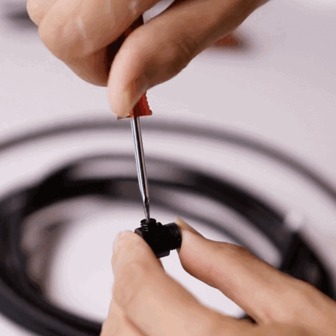 Step 1 - loosen cord grip screw (cropped square).gif