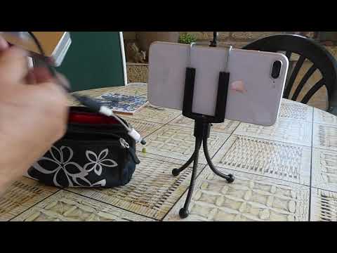 Wireless video microphone using a guitar wireless system.