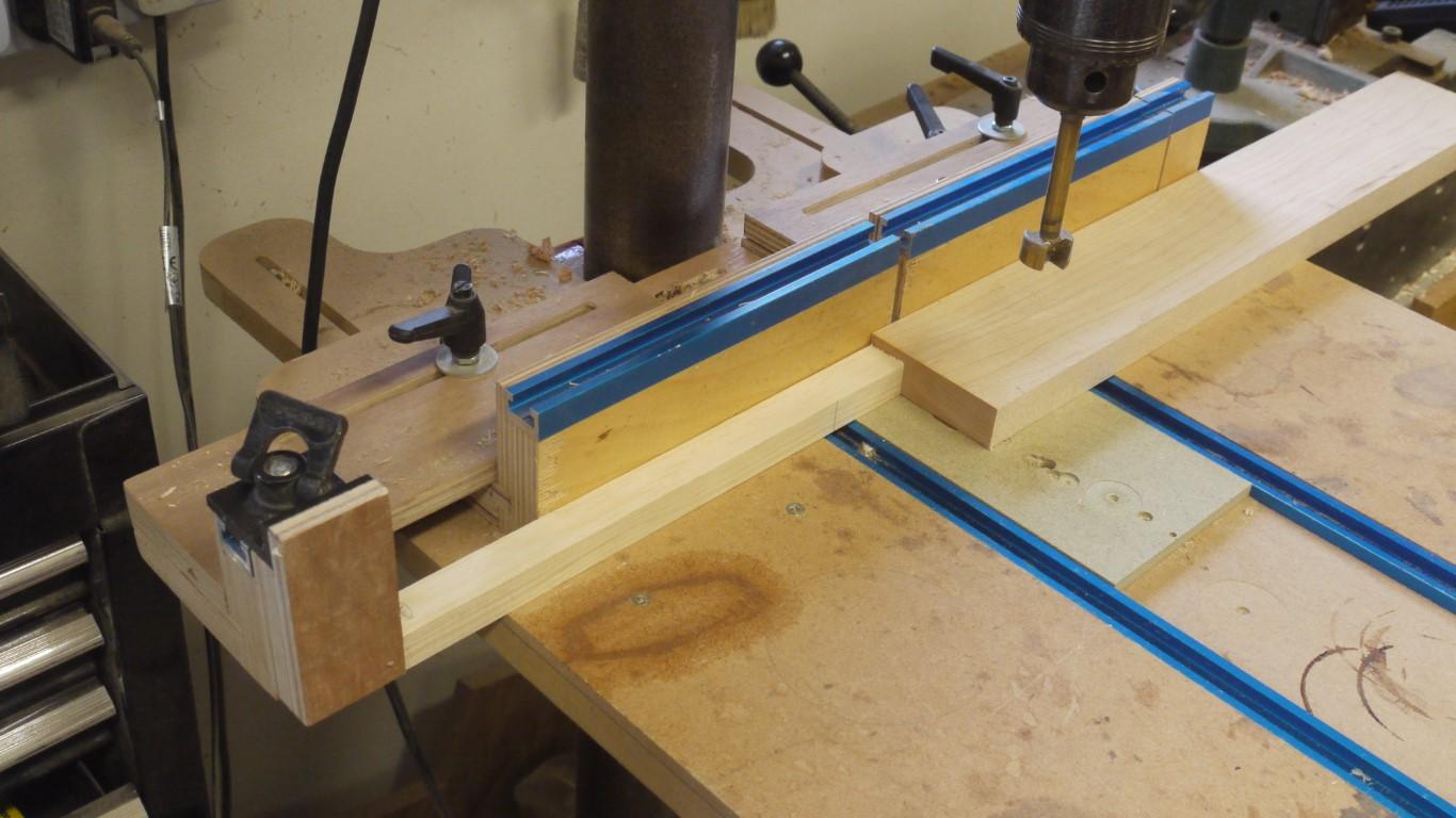 drilling second hole.JPG