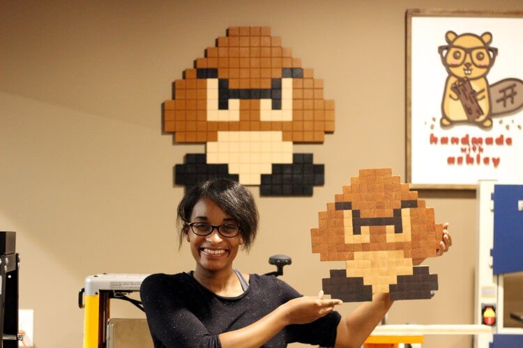 goomba_super_mario_bros_nes_nintendo_end_grain_cutting_board_woodworking_geek_diy_tutorial (25).JPG