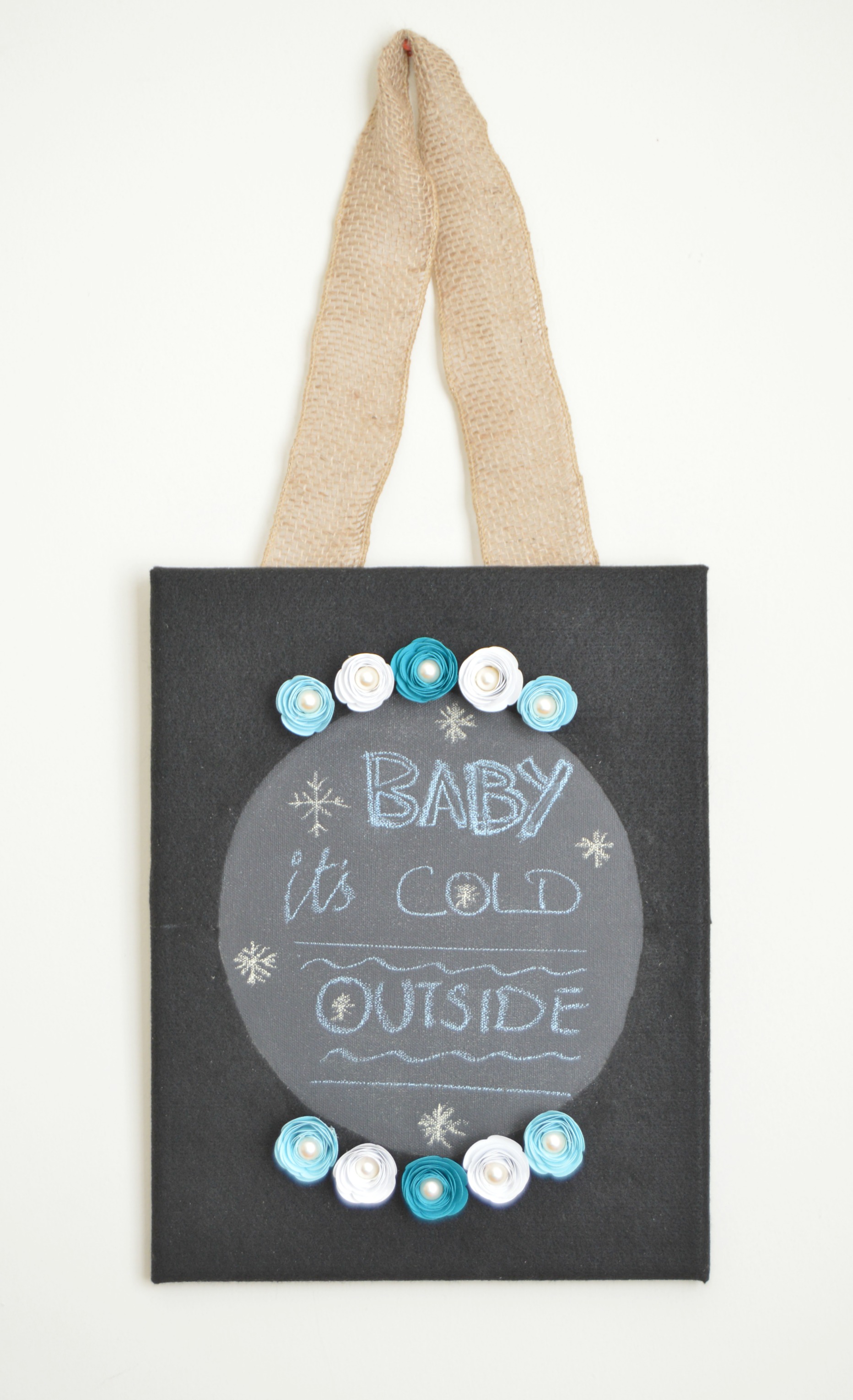 snow sign decor for winter chalkboard all in one wall decor.jpg