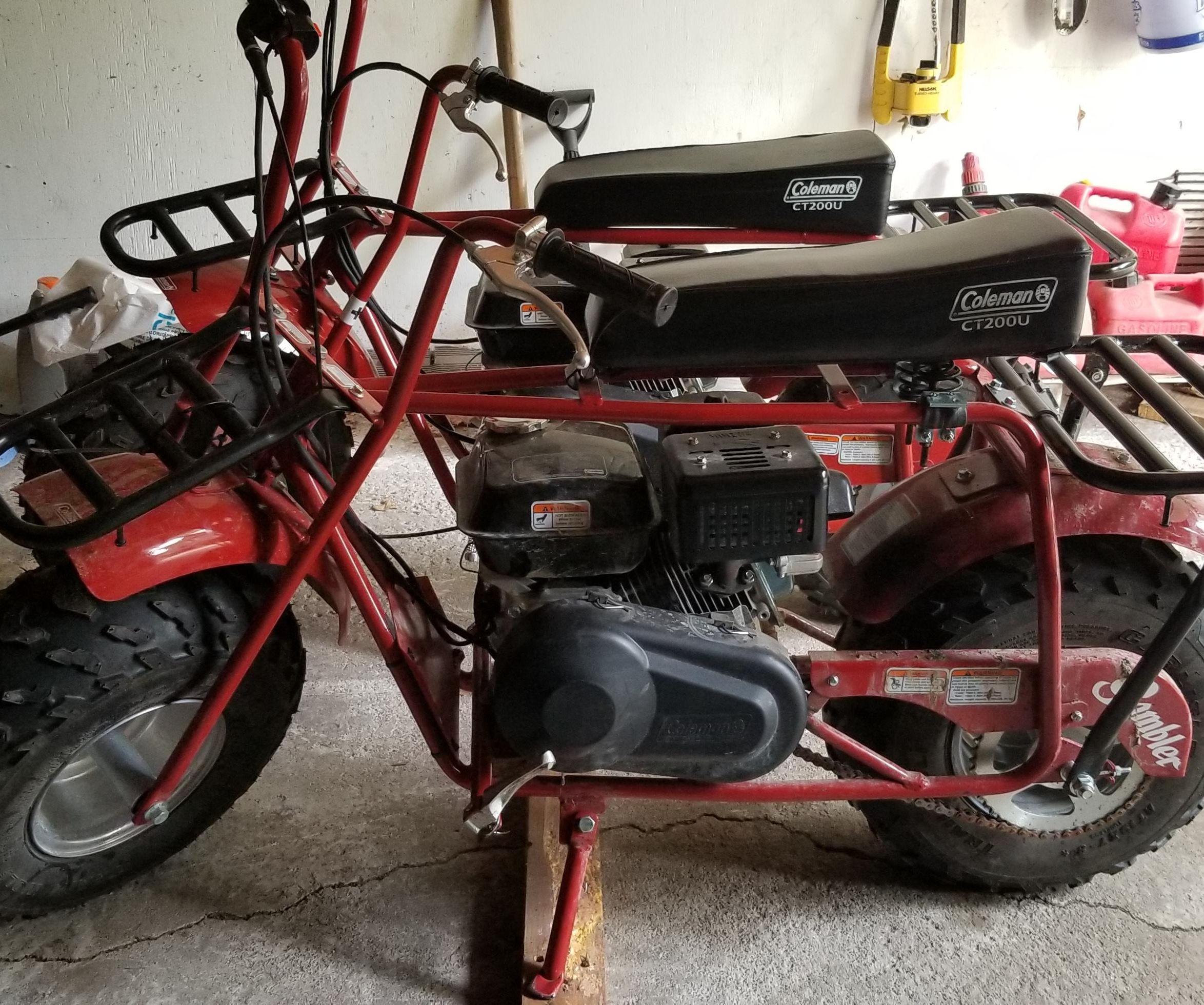 Minibike Seat Suspension  (Coleman CT200U)