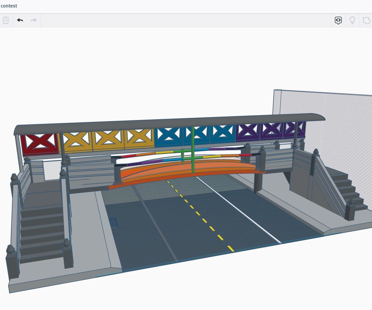 Pedestrian Bridge Concept