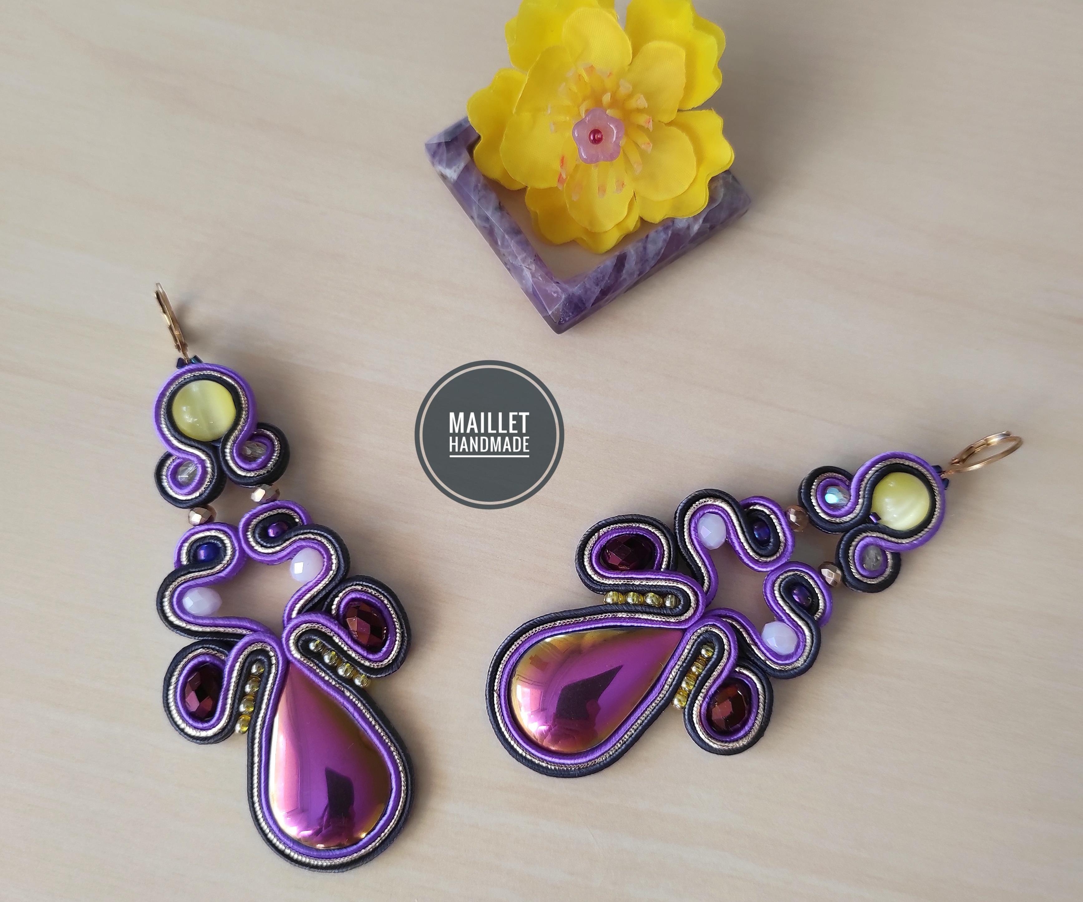 Statement Soutache Earrings