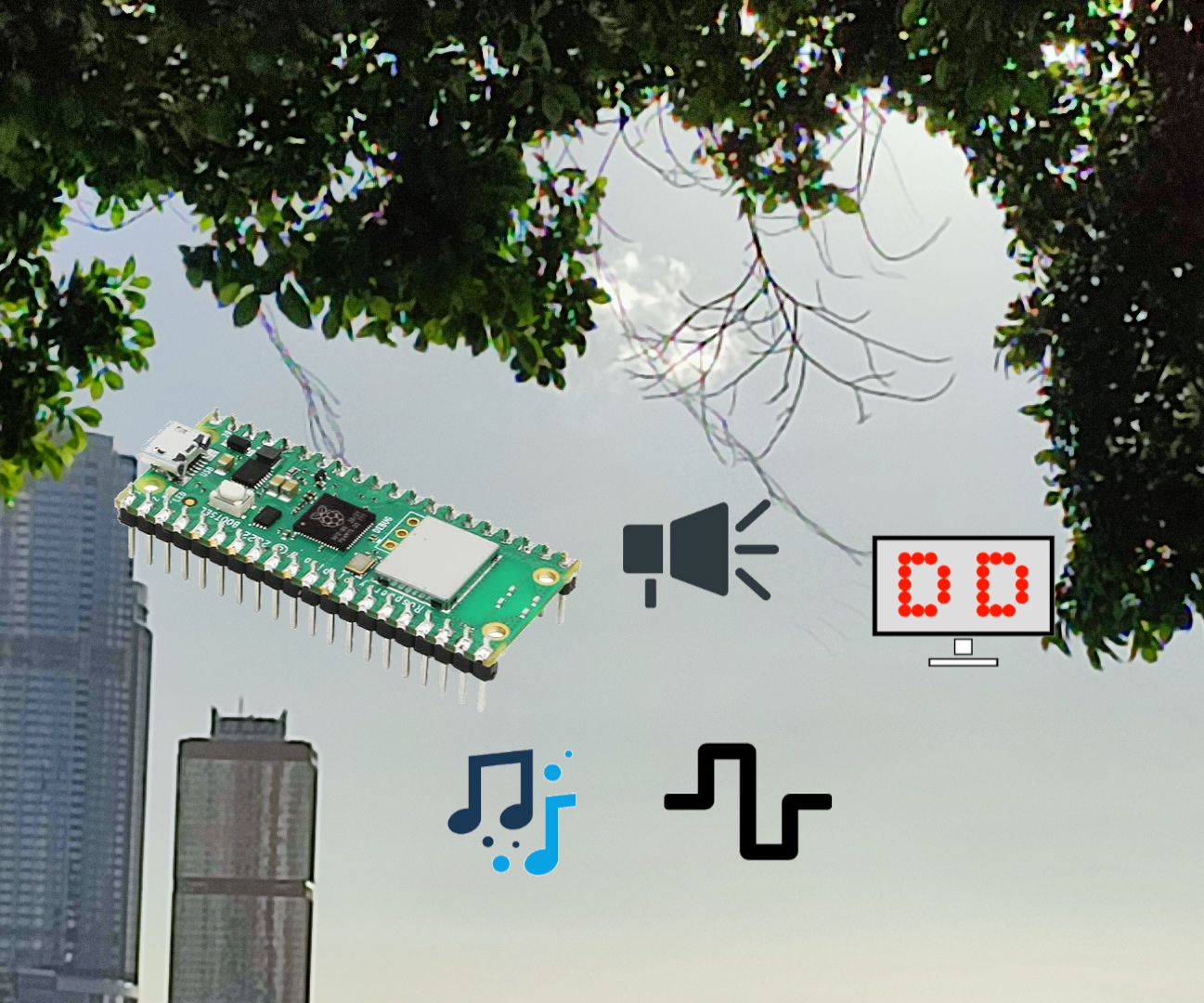 Respberry Pi Pico W Generating Tones With Programmable I/O (PIO) Using MicroPython