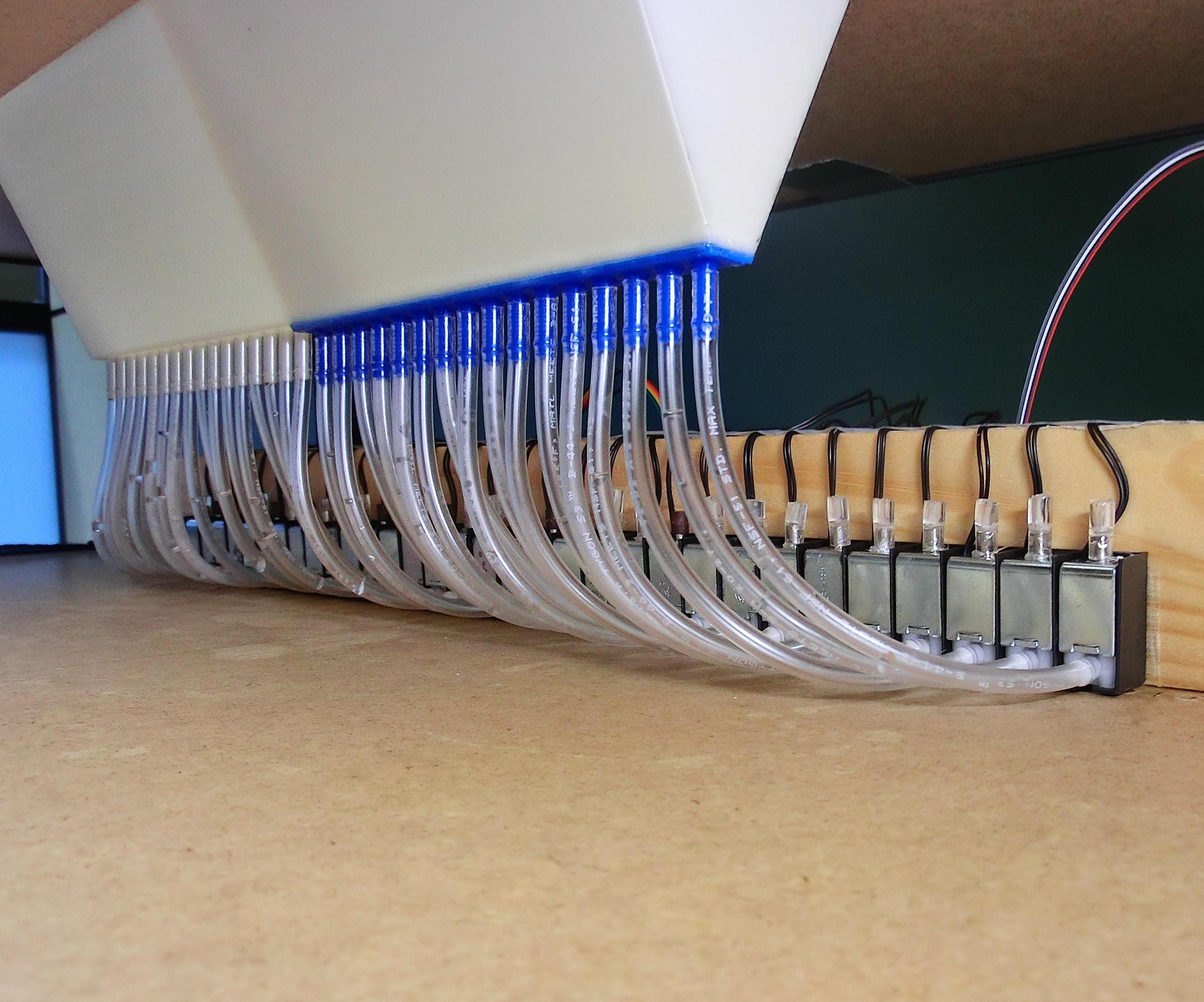 Designing and Building of an Electrovalves Control System