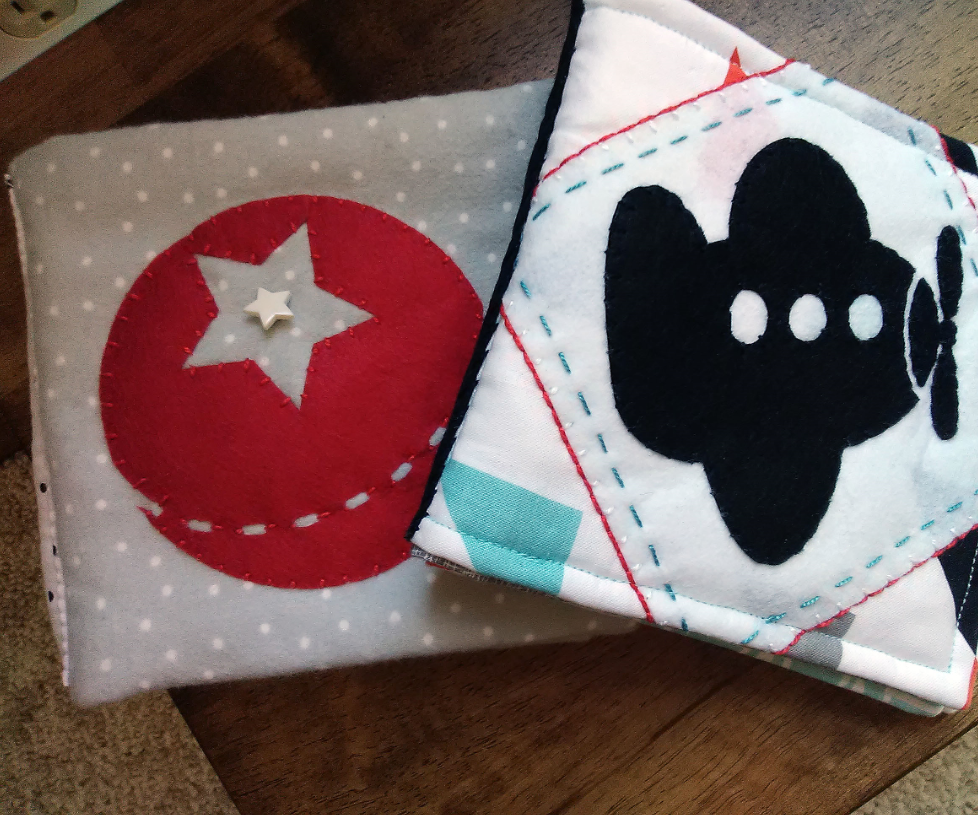 Fabric Baby Book Using Cricut Fabric and Felt