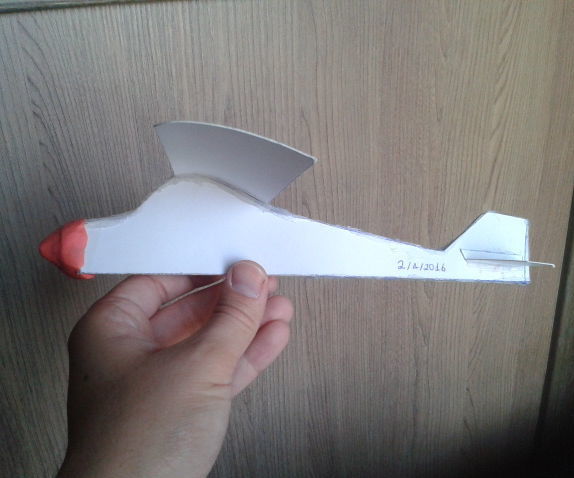 Easy cardboard airplane that flies