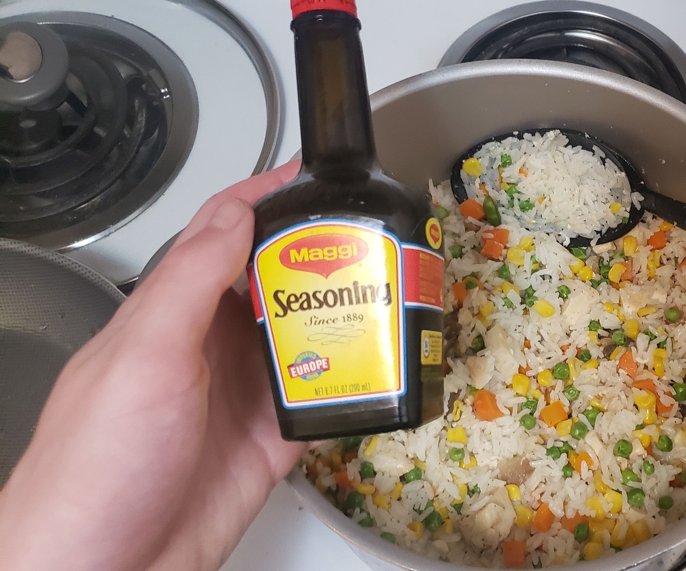 Rice, Veggies, and Tofu!