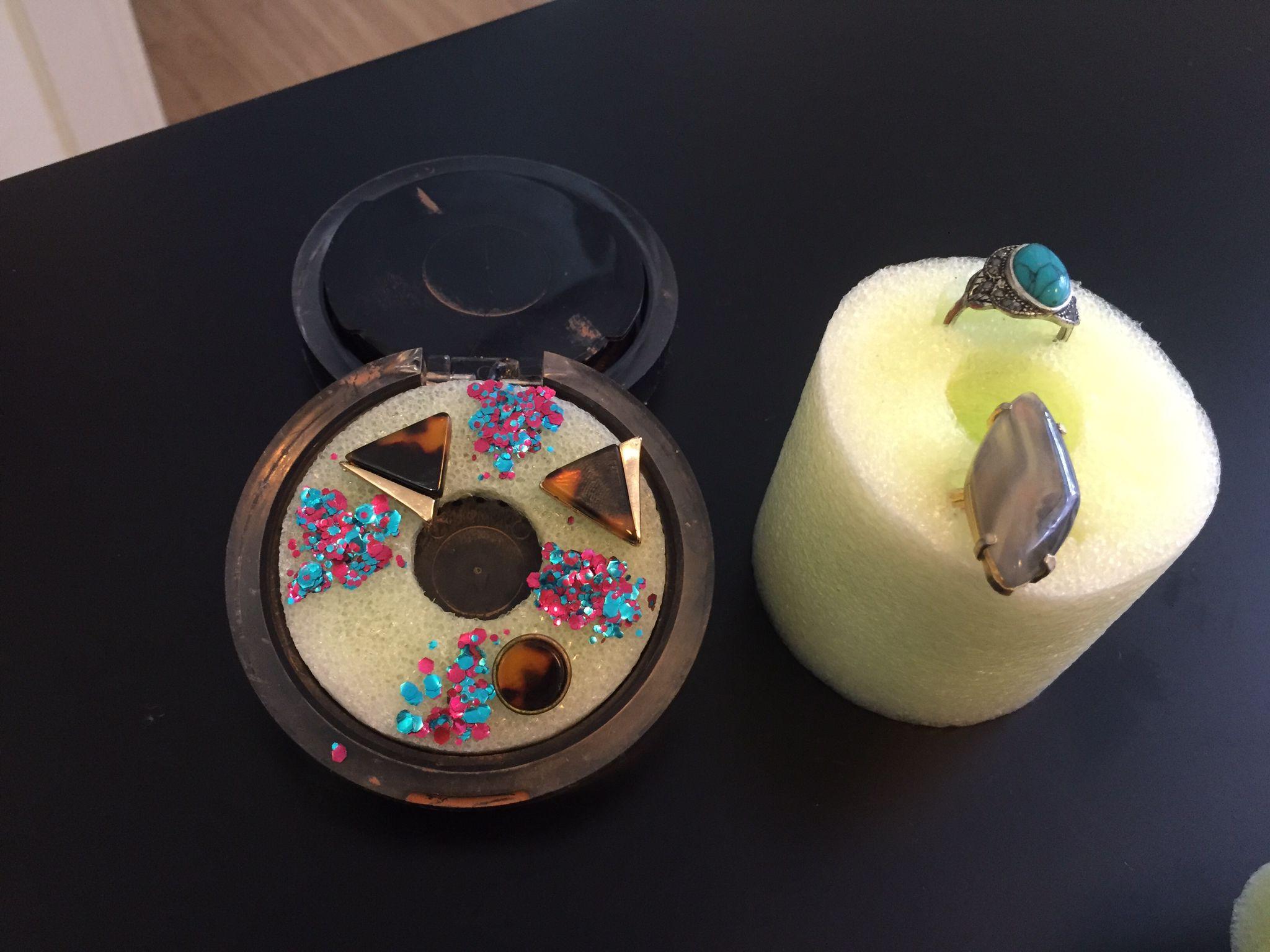 Pool Noodle Jewelry Organizer 