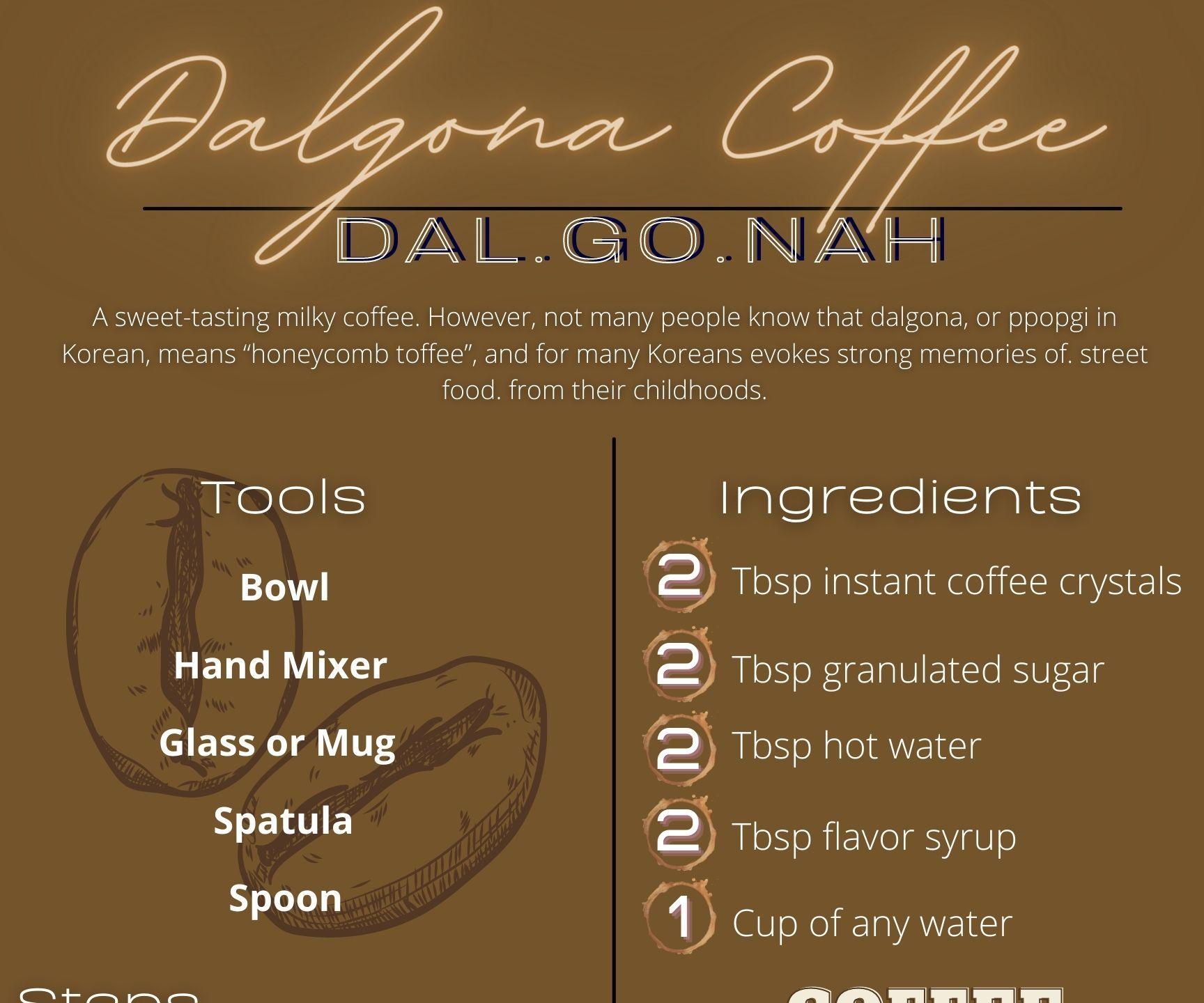 Dalgona Coffee
