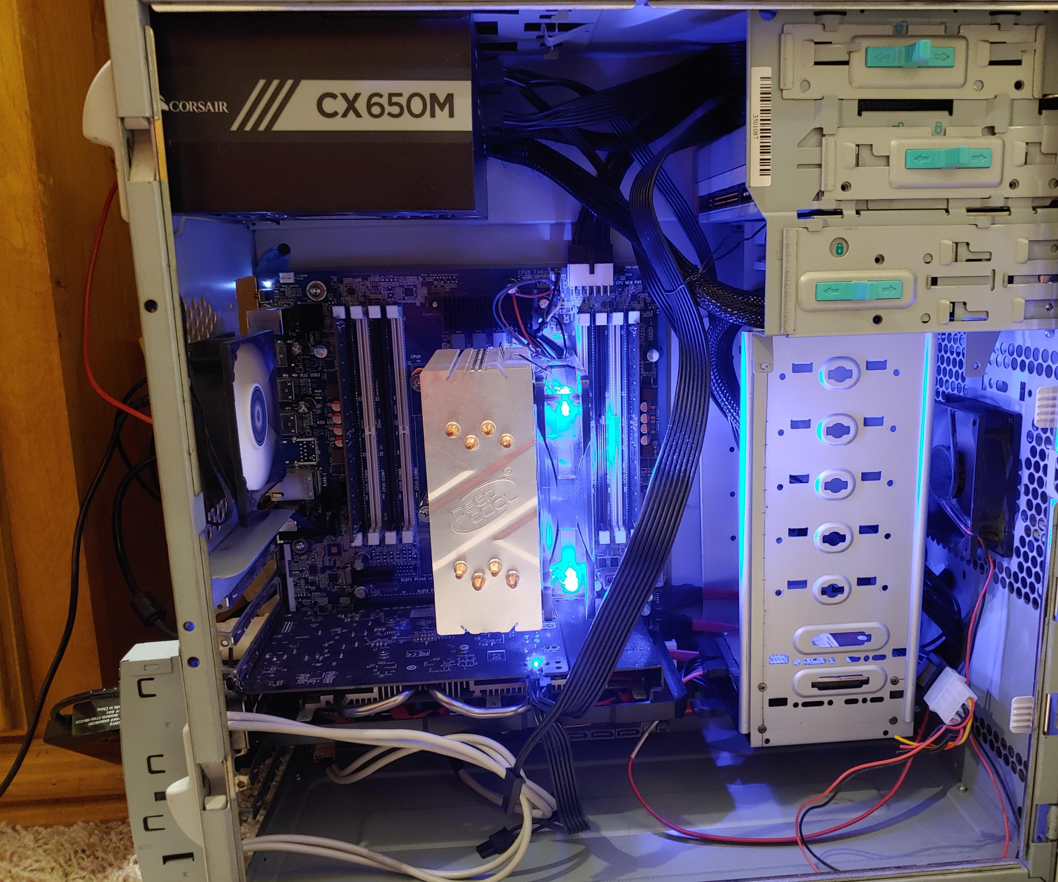 Custom Sleeper Gaming PC (with Case Mods, Etc), and My Setup