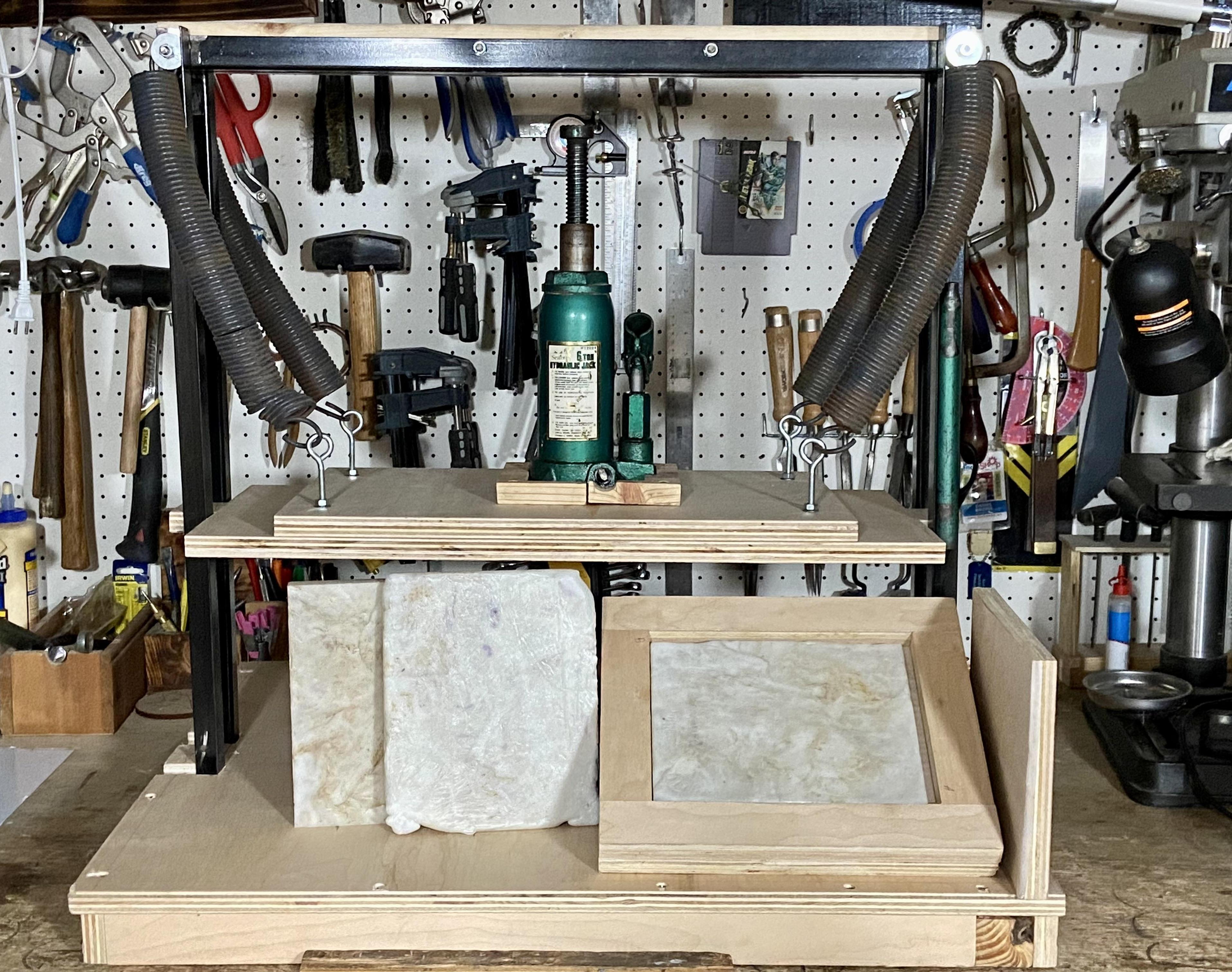 HDPE Plastic Press // Made From Scrap