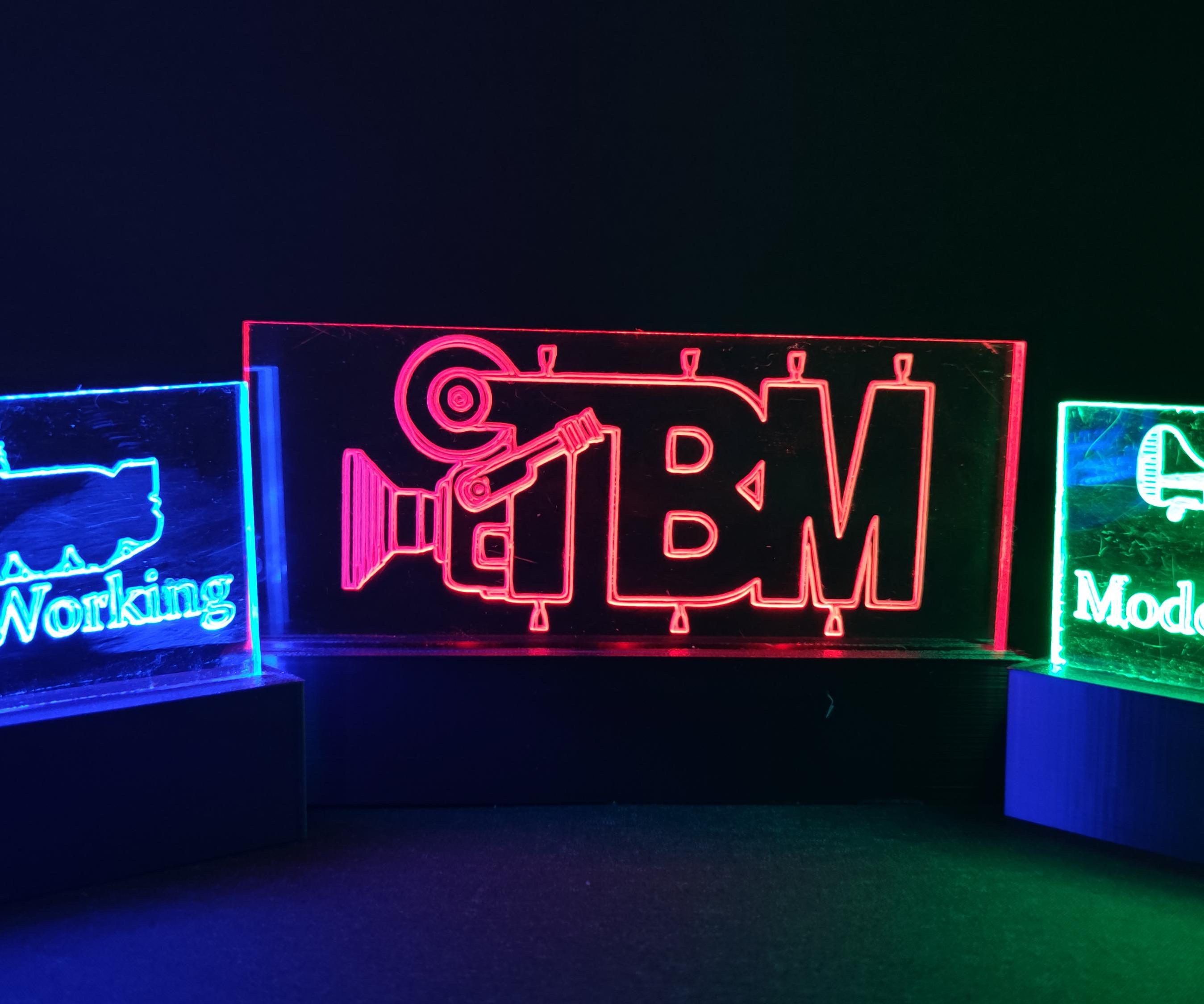 Parametric Illuminated Sign / Rotulo Luminoso Parametrico