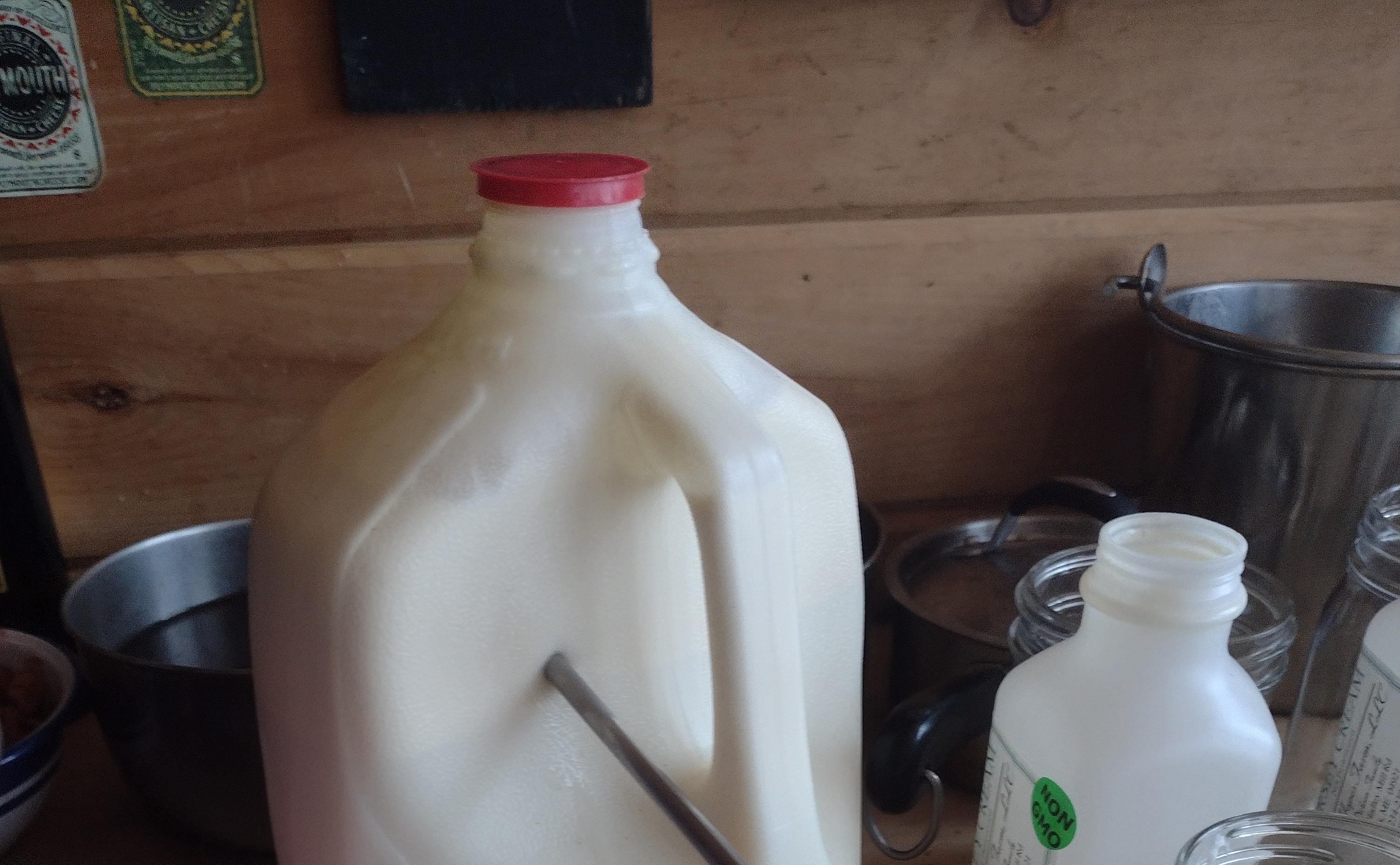 How to Get Cream Off of Milk in Plastic Jug