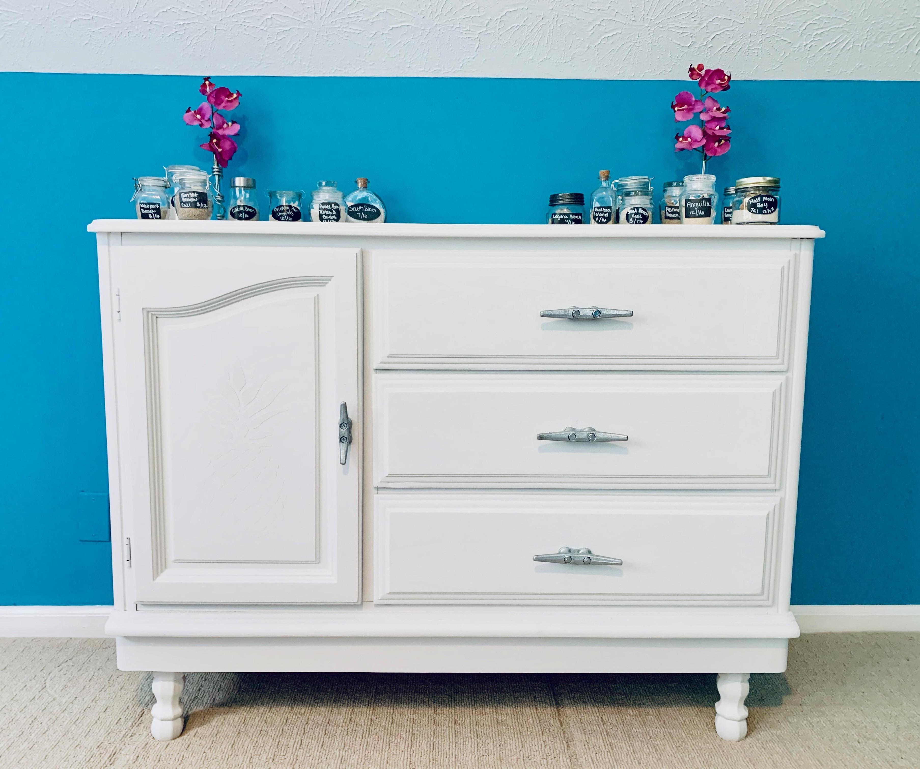 Take a Dresser from Drab to Fab with Common Dresser Repairs and Chalk Paint! 