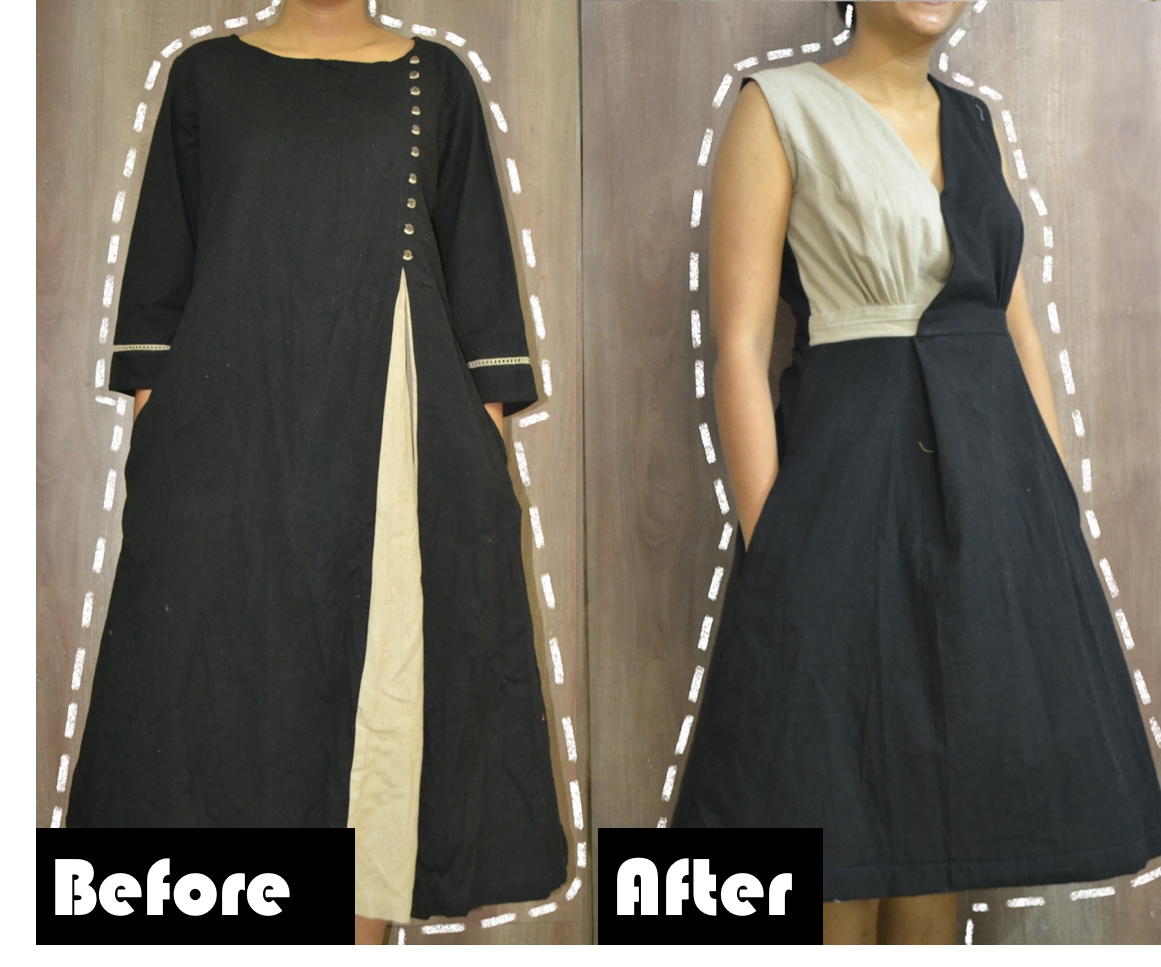 Cotton Dress - Cloth Refashion!
